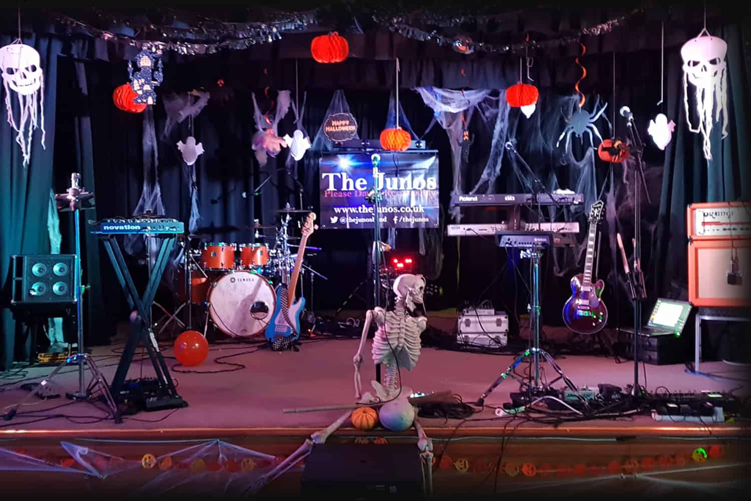 Birmingham Party band performing at Halloween event